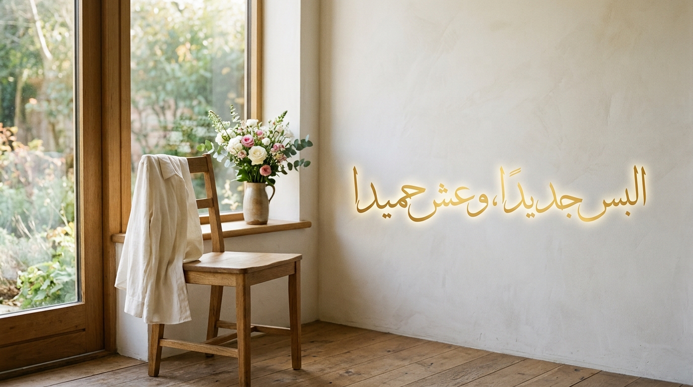 الْبَس جديدًا، وعِش حميدًا - Image 1